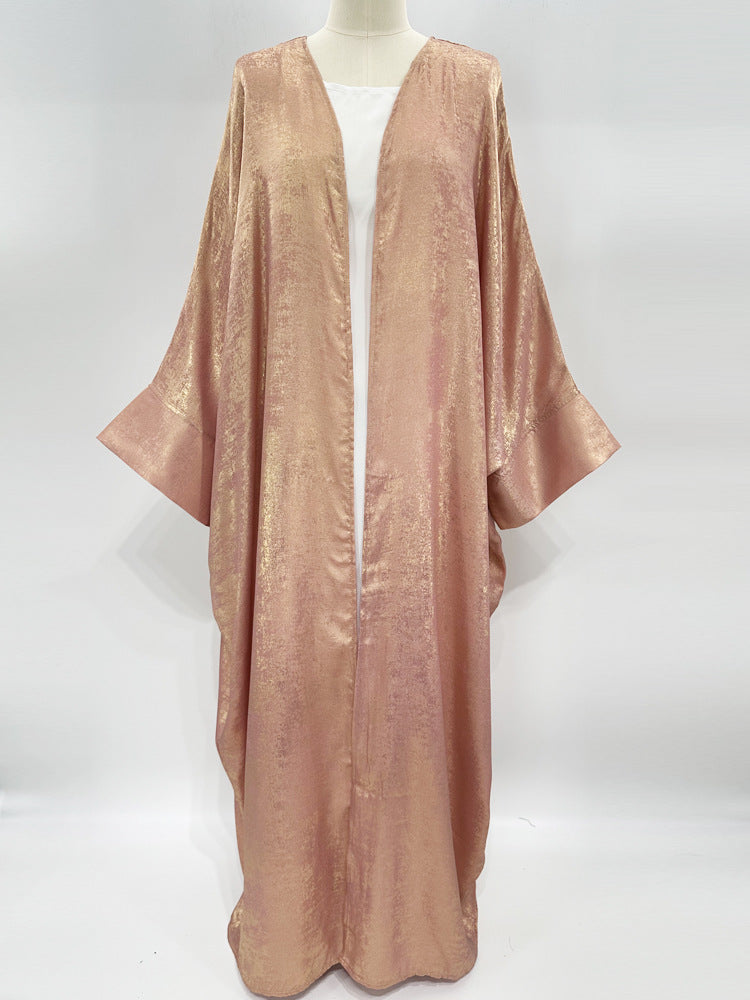 Women's clothing with Middle Eastern abaya Muslim bronzing robe