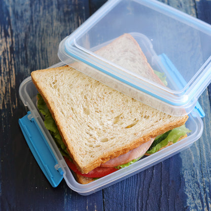 Una caja de sándwich portátil de Sistema importada de Nueva Zelanda, caja de pan para el desayuno, caja de fruta, caja de ensalada bento 