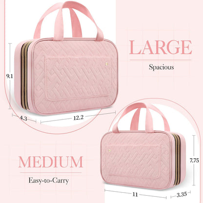 A spot cross-border exclusive travel toiletries with hooks, portable makeup bags, travel ladies toiletries, handbags MOQ: 3 PIECE