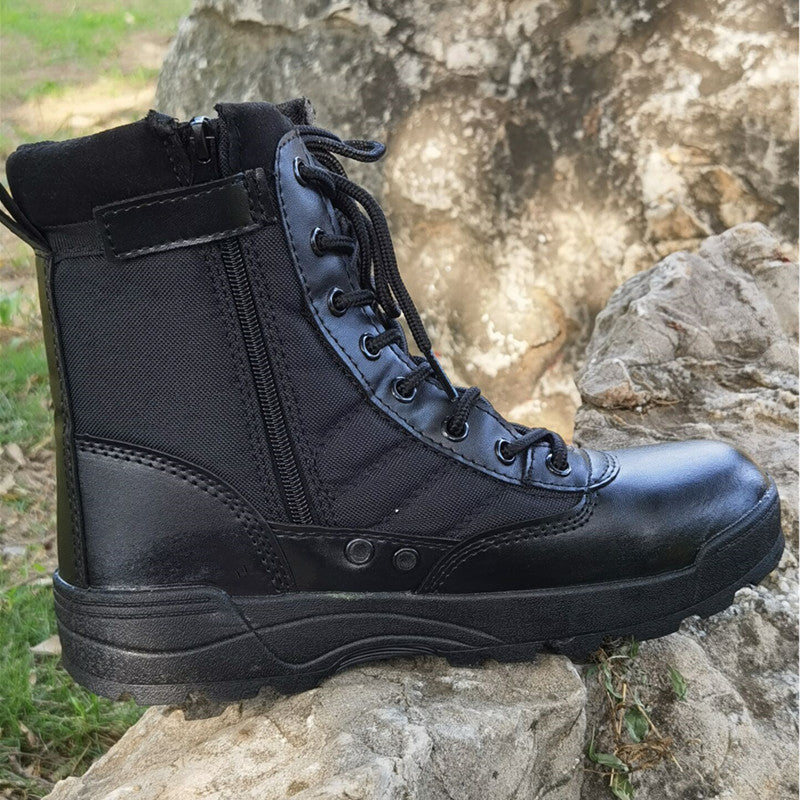 Botas tácticas, botas altas transpirables, zapatos para exteriores COS para hombre, botas de desierto, botas de combate, botas tácticas, zapatos de montañismo, 1,3 kg