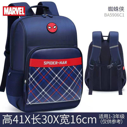 Mochila escolar genuina de Disney Marvel para niños, para estudiantes de primaria, de 1.º a 3.º grado, ligera, de gran capacidad, para niños, venta al por mayor 