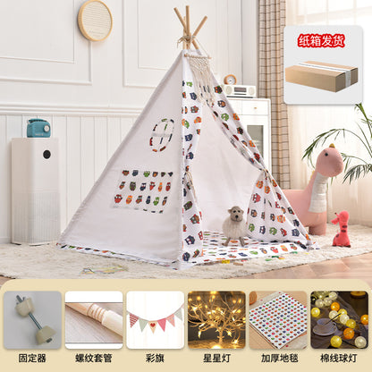 A little flying goose children's tent boys and girls play house small house kindergarten activities foldable tent small tent