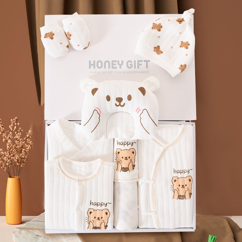 Newborn clothes gift box baby cotton suit newborn full moon baby set box meet gift supplies daquan