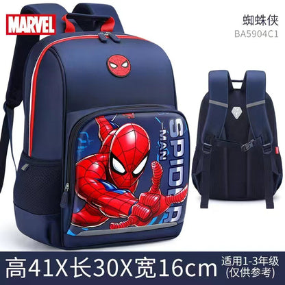 A Disney Marvel genuine children's schoolbag for primary school students 1-3 grade lightweight large-capacity boys' schoolbag wholesale