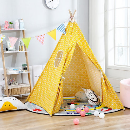 A Indian Tent Children's Indoor Small Tent Outdoor Camping Princess Castle Play House Toy House