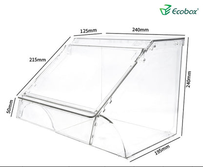 A Processing Customized supermarket display box Packing box Thickened transparent plastic with lid Spot pet box Bulk transparent box