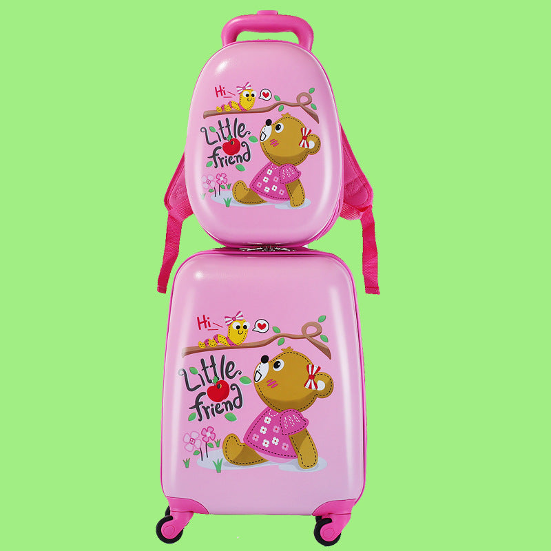 Children's suitcase, school bag, 18 inch universal wheel