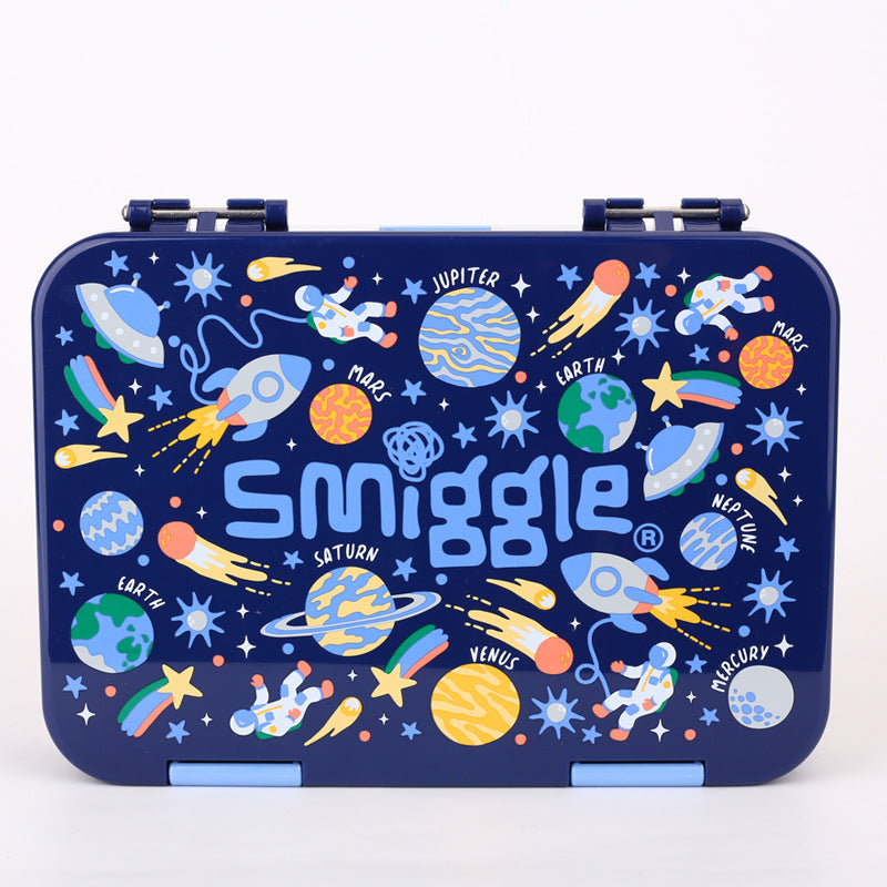 Lonchera australiana Smiggle, lonchera de gran capacidad, caja de fruta para estudiantes