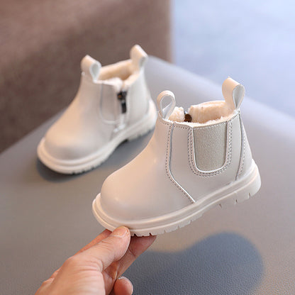 A baby winter cotton shoes 1 cigarette boots, velvet thermal cotton boots 2 boys and girls baby toddler shoes