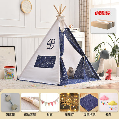 A little flying goose children's tent boys and girls play house small house kindergarten activities foldable tent small tent