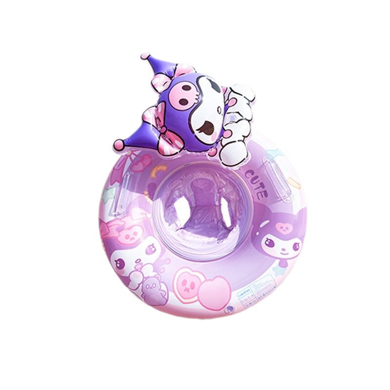 A internet celebrity with water gun airplane seat circle, children's swimming circle, cute cartoon baby water seat circle, inflatable swimming circle