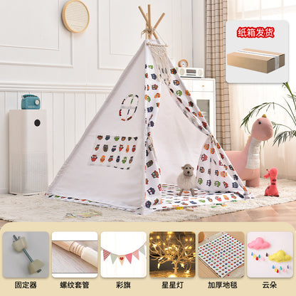 A little flying goose children's tent boys and girls play house small house kindergarten activities foldable tent small tent