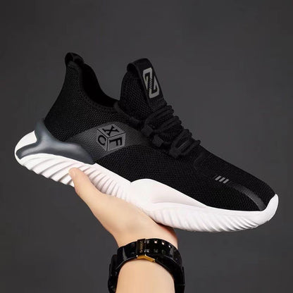 A one-piece hair delivery factory direct sales men's Korean version comfortable casual cloth shoes mesh breathable sports shoes student runway shoes