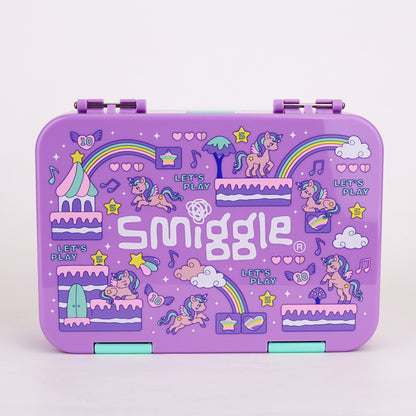 Lonchera australiana Smiggle, lonchera de gran capacidad, caja de fruta para estudiantes