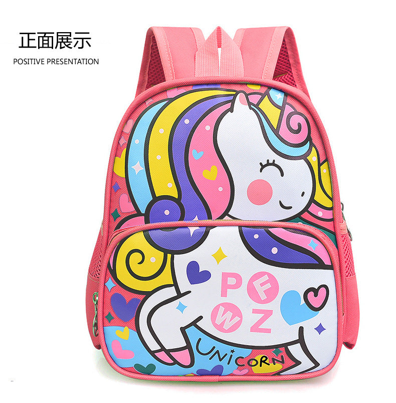 A car children's backpack, new Korean version, stylish backpack for travel, simple and fashionable, kindergarten boys and girls backpack