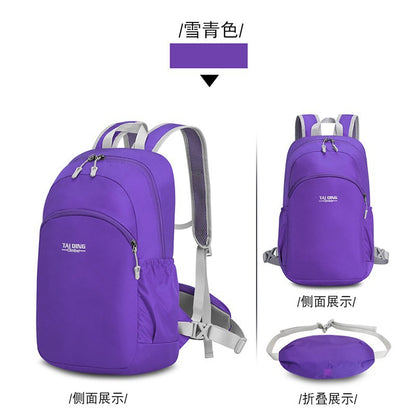 A new backpack female mountaineering outdoor sports bag travel bag riding large-capacity folding combination suit purse