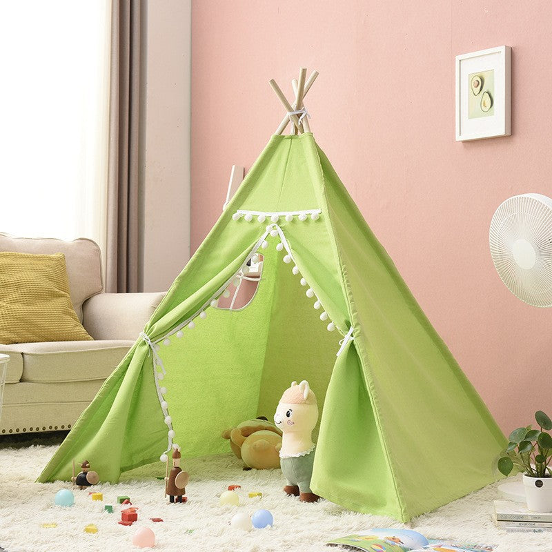 A Indian Tent Children's Indoor Small Tent Outdoor Camping Princess Castle Play House Toy House