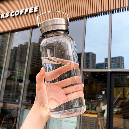 A 0WYV1000ml Household Large Capacity Water Bottle Portable for Men and Women with Filtered Tea Making Cup Fashionable Graffiti Heat Resistant Glass BOTTLES