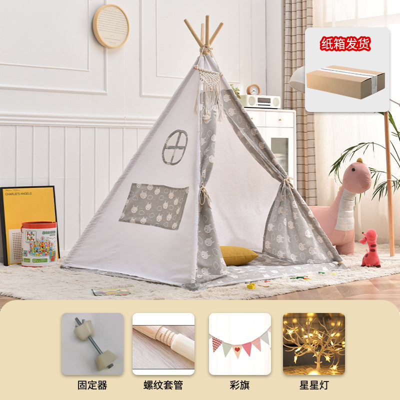 A little flying goose children's tent boys and girls play house small house kindergarten activities foldable tent small tent