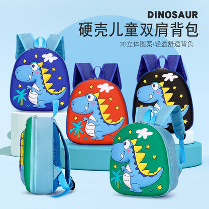 Mochila infantil de dibujos animados en 3D tridimensional, nueva mochila pequeña para clase de jardín de infantes, mochila de cáscara de huevo de dinosaurio linda de moda 