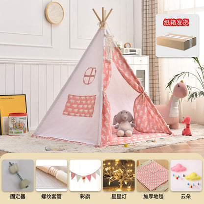 A little flying goose children's tent boys and girls play house small house kindergarten activities foldable tent small tent