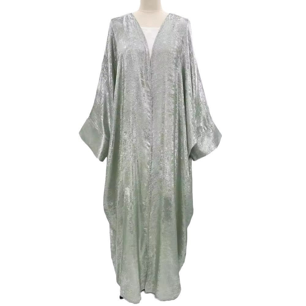 Women's clothing with Middle Eastern abaya Muslim bronzing robe