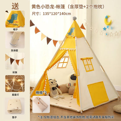 P ins children's tent indoor household baby playhouse boys and girls Indian small house princess toy castle