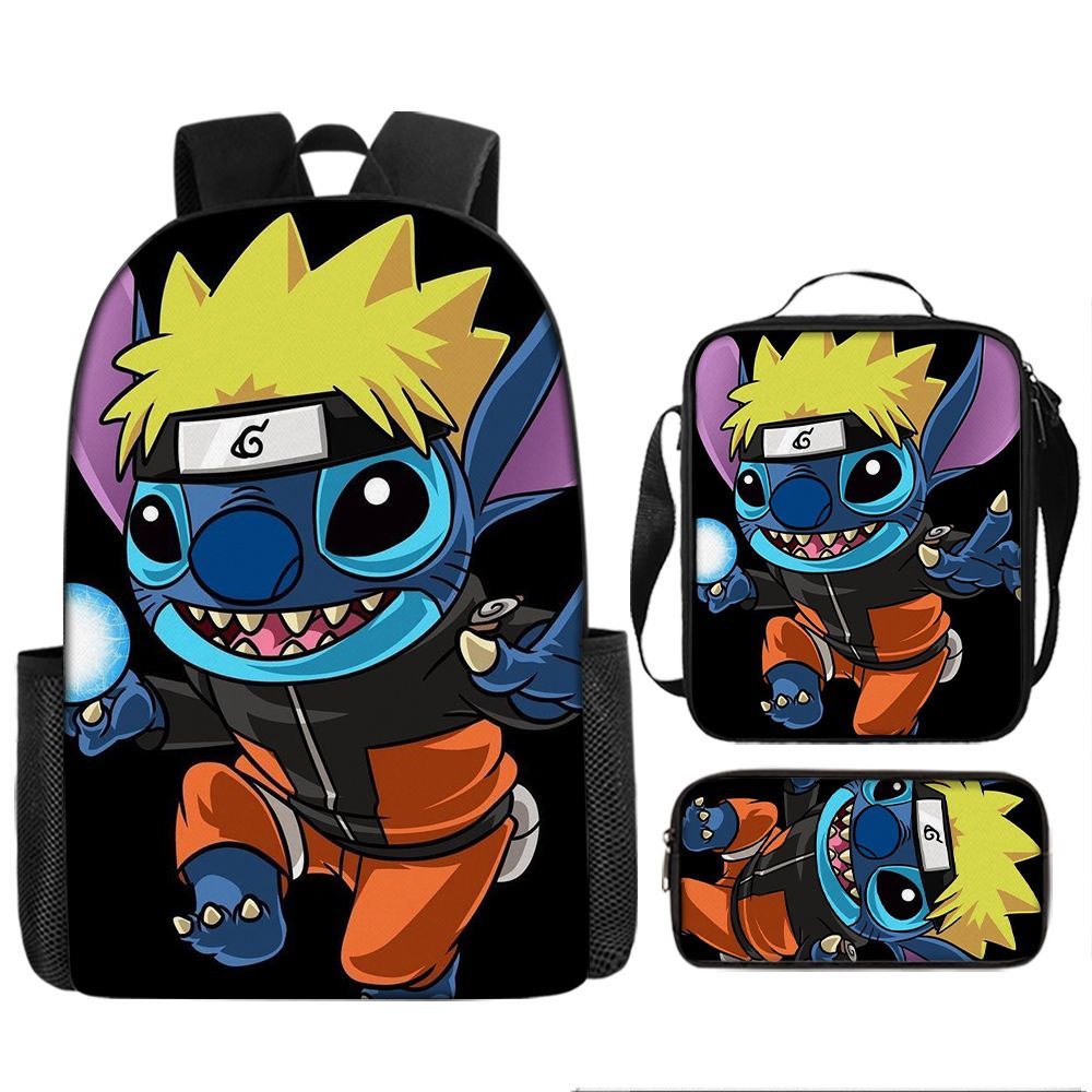 P new Shi Dizai cartoon cartoon secondary backpack around men&#039;s and women&#039;s fashion backpack students&#039; large capacity bag.