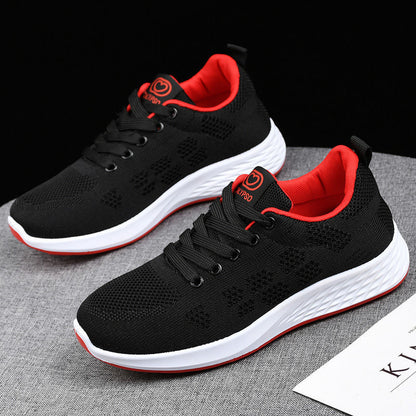 P Spring and Autumn Beijing Old Cloth Shoes Women's Mesh Shoes Breathable Mesh Top Soft Sole Anti slip Middle and Old Age Versatile Mom Sports and Casual Shoes