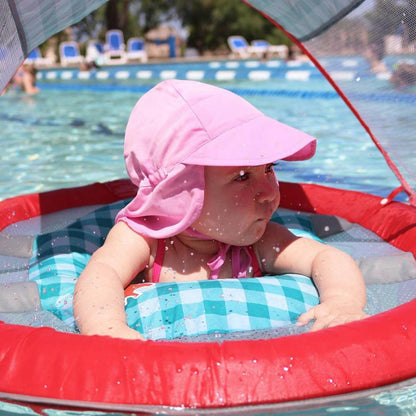 P seco verano nuevo al aire libre transpirable malla bebé sol sombrero viaje niños lindo visera sombrero 