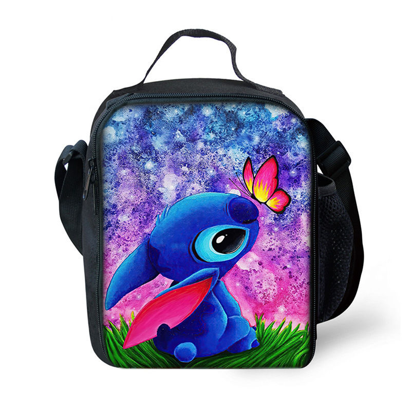 P Shi Dizai lunch bag full-body printed cartoon boys, girls, children, junior high school and primary school children&#039;s ice pack insulation package system.