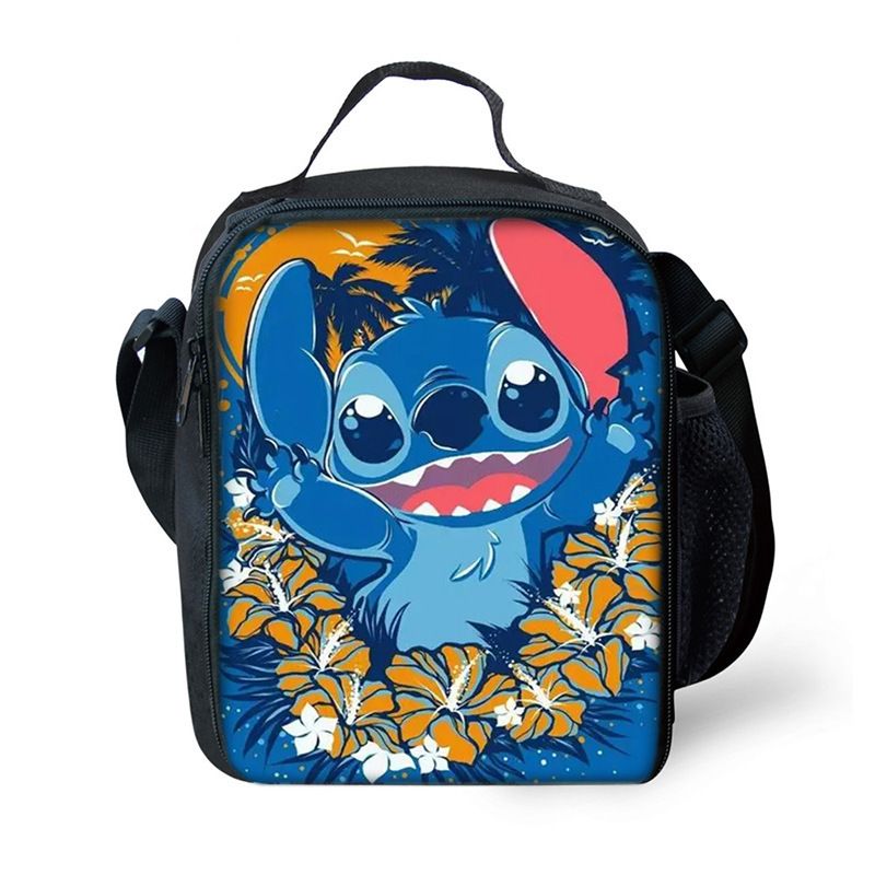 P Shi Dizai lunch bag full-body printed cartoon boys, girls, children, junior high school and primary school children&#039;s ice pack insulation package system.