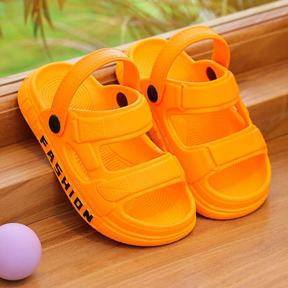 P boys sandals 2024 new summer children&#039;s indoor non-slip children&#039;s baby shoes children&#039;s beach shoes.