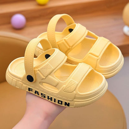 P boys sandals 2024 new summer children&#039;s indoor non-slip children&#039;s baby shoes children&#039;s beach shoes.