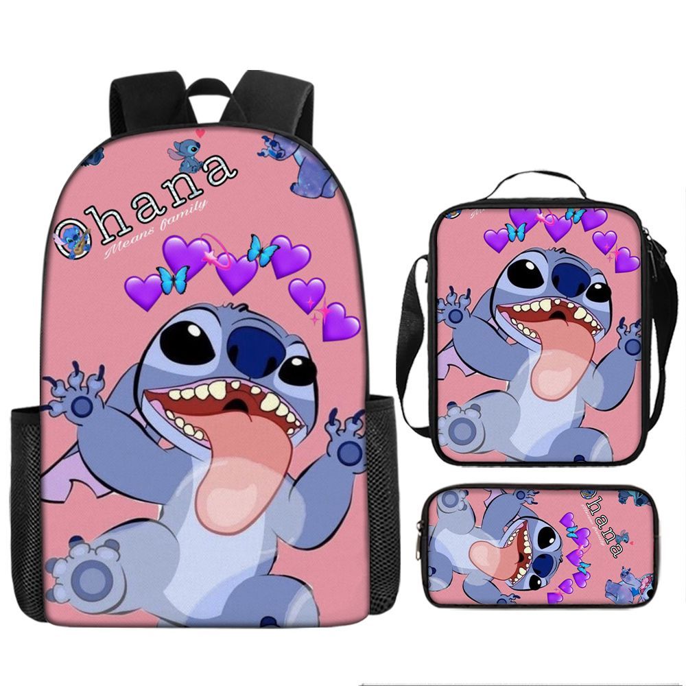 P nueva mochila secundaria de dibujos animados Shi Dizai alrededor de la mochila de moda para hombres y mujeres, bolso de gran capacidad para estudiantes. 