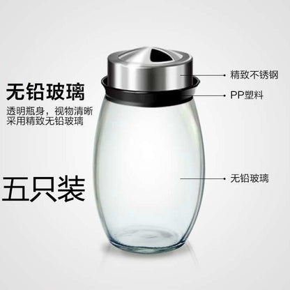 Seasoning Box Set Seasoning Can Kitchen Home Creative Rotating Seasoning Bottle Seasoning Box Glass Seasoning Bottle Can