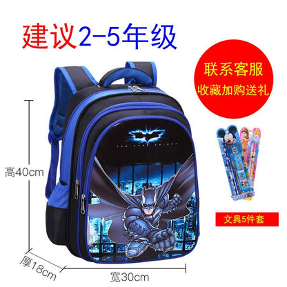 P School bags for male elementary school students, school bags for female Spider Man, grades 1-2-3-4-4-5-6, children's school bags, kindergarten school bags for female students