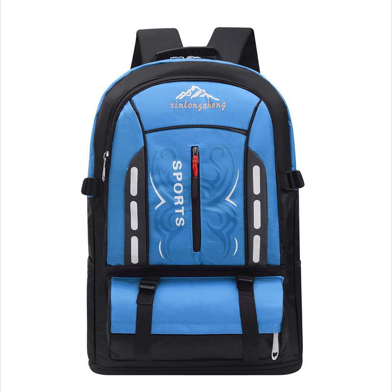 P 65L Extra Large Capacity Backpack Outdoor Travel Backpack Men's and Women's Mountaineering Bag Tourism Luggage Bag