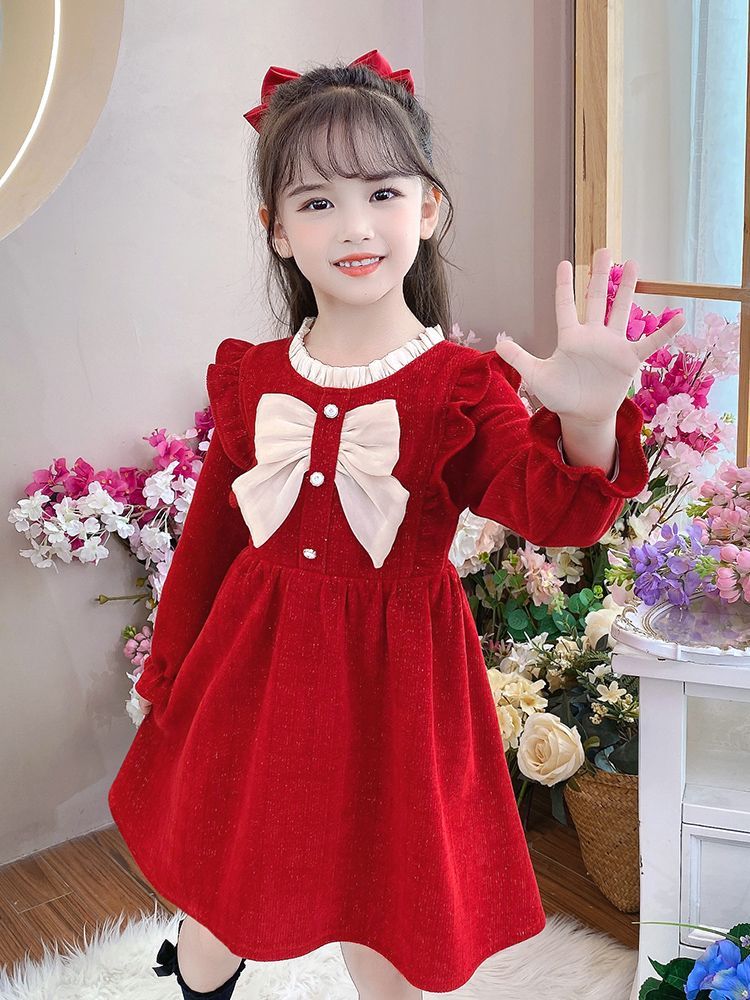 Vestidos de niña, ropa de otoño, faldas de bebé, ropa de moda para niñas pequeñas, vestidos de princesa para niñas, otoño 