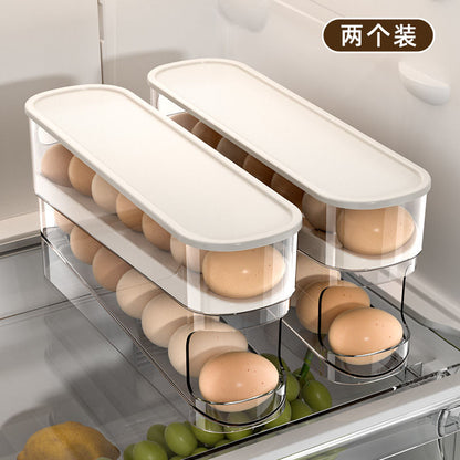 Automatic egg rolling box, egg storage box, refrigerator side door, egg box, egg holder, special sorting tool