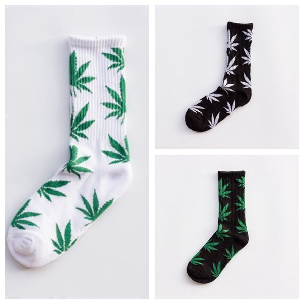 Calcetines de hoja de arce para parejas, estudiantes, baloncesto, caña alta, que absorben la humedad, calcetines largos de moda de Instagram, calcetines de marca de moda para hombres y mujeres 