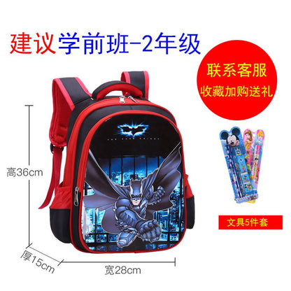 P School bags for male elementary school students, school bags for female Spider Man, grades 1-2-3-4-4-5-6, children's school bags, kindergarten school bags for female students