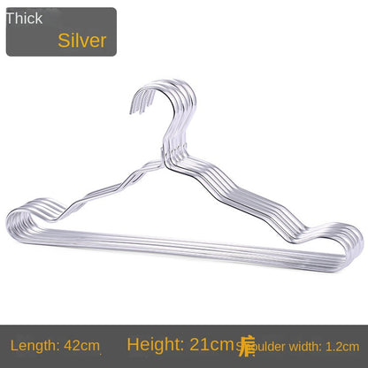 A Aluminum alloy adult household hanger clothes hanging clothes support Space aluminum drying rack Anti-rust balcony drying rack