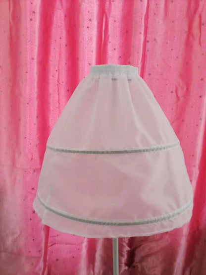 P children aged 3-9, ground length skirt support, student handmade environmentally friendly skirt support, long gauze skirt support, big children's wedding dress skirt support