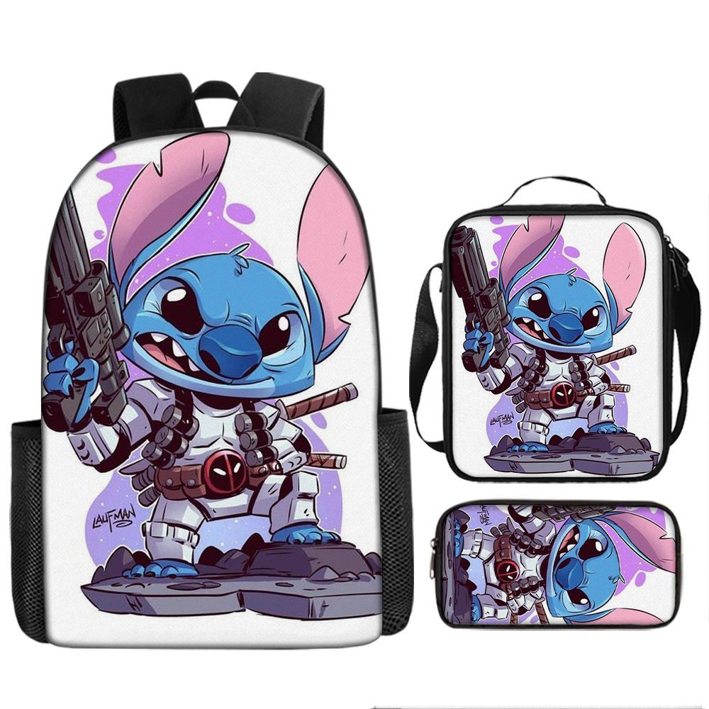 P new Shi Dizai cartoon cartoon secondary backpack around men&#039;s and women&#039;s fashion backpack students&#039; large capacity bag.