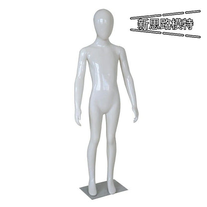 [Superventas] Estante de exhibición de ropa de cuerpo completo para mujer, modelo blanco brillante, estante de maniquí para ventana de tienda 