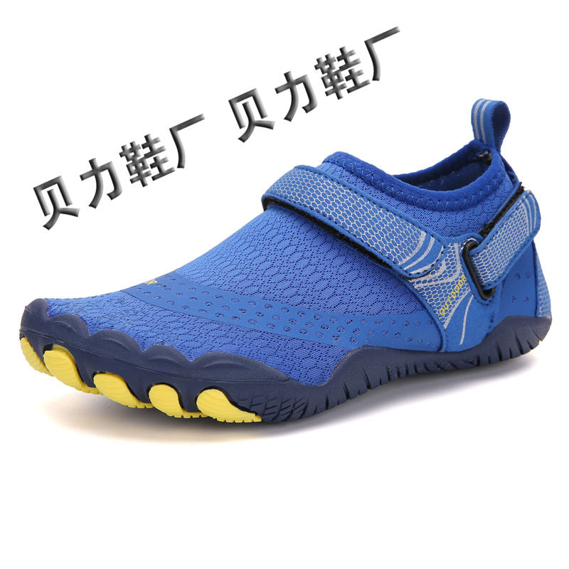 P 2024 Parent Child New Outdoor Shoes Soft Sole Couple Wading Beach Shoes Anti slip Creek Float Replacement Swimming Quick Drying Shoes