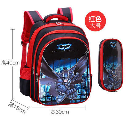 P School bags for male elementary school students, school bags for female Spider Man, grades 1-2-3-4-4-5-6, children's school bags, kindergarten school bags for female students