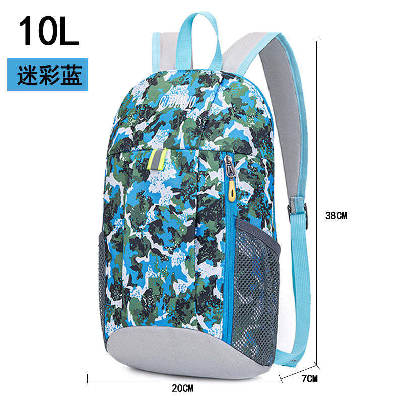 P children&#039;s outdoor spring outing backpack schoolbag men and women go out to travel leisure light primary school students make up a missed lesson backpack 215G