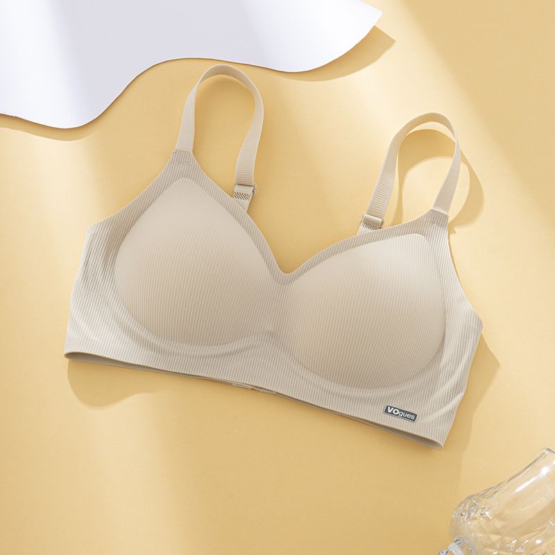 P seamless underwear in summer, women&#039;s thin anti-sagging, closed breasts and fixed cups, no steel rings, no empty cups of bras.